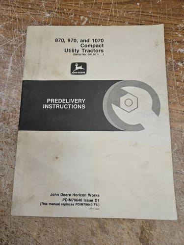 Vintage john deere operators - vintage,