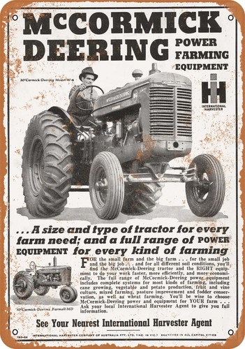 Metal sign 1946 - metal, mccormick