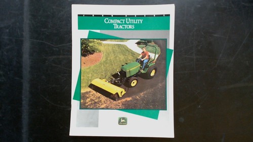 John deere compact utility - john,