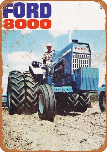 Metal sign 1969 ford 8000 - sign,