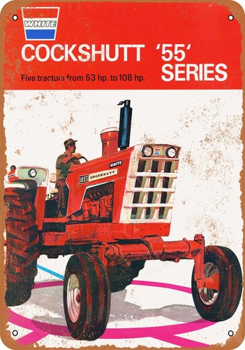 Metal sign 1970 cockshutt - sign,