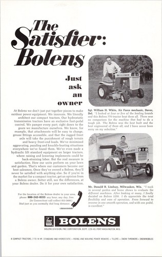 Bolens vintage print 1969 - print,