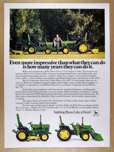 1983 john deere 650 750 - deere,