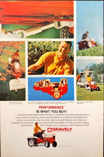 Gravely corp compact - corp, tractors